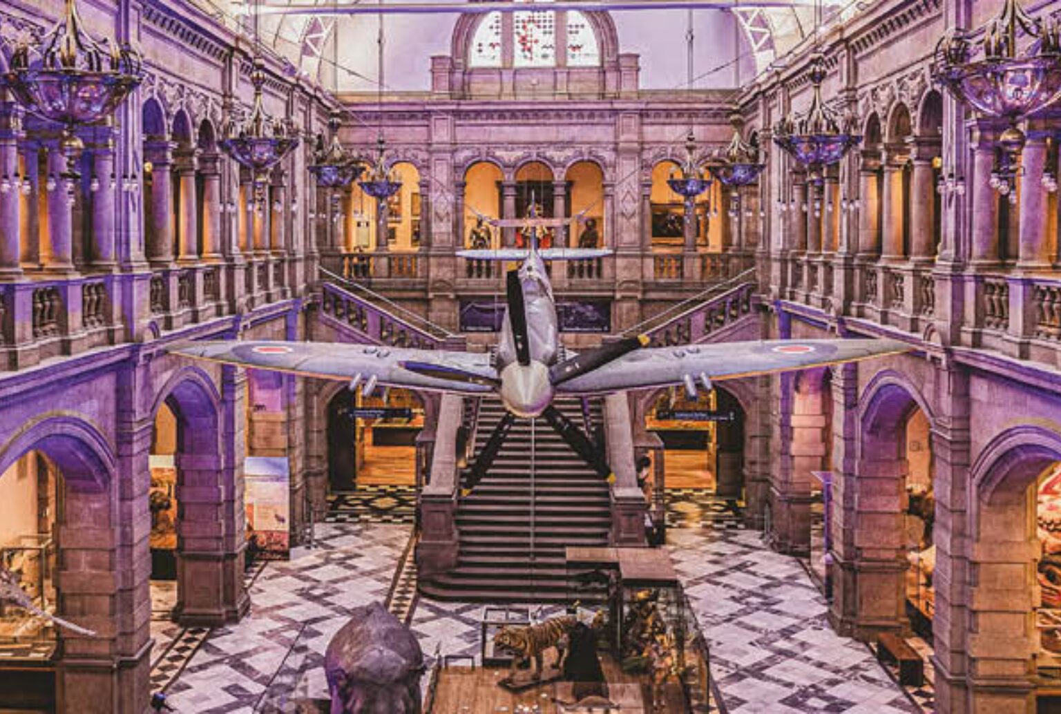 Inside Kelvingrove, airplane