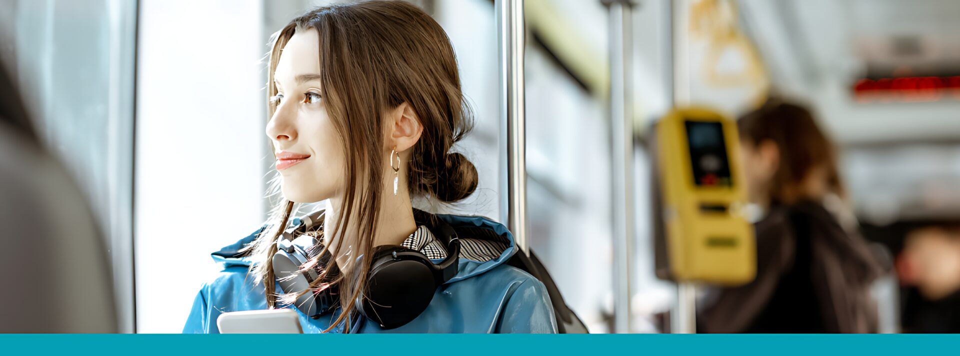 Happy bus rider Happy bus rider