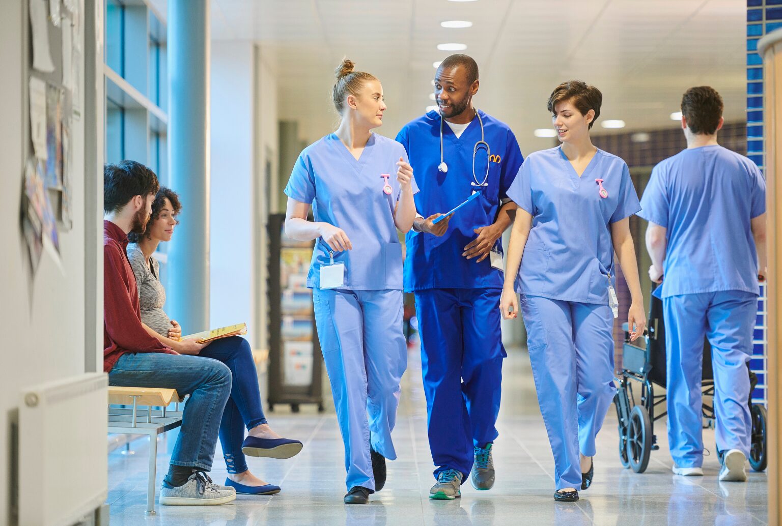 Nurses in hospital